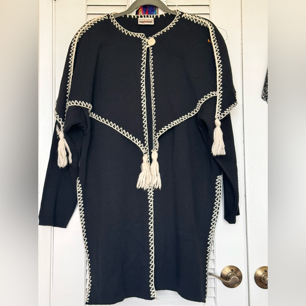 Vintage Rapsodi western poncho jacket
